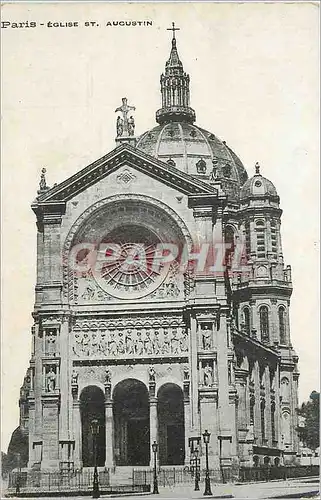 Cartes postales Paris eglise st augustin