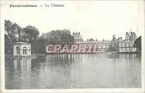 Cartes postales Fontainebleau le chateau