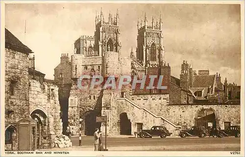 Cartes postales moderne York bootham bah and minster