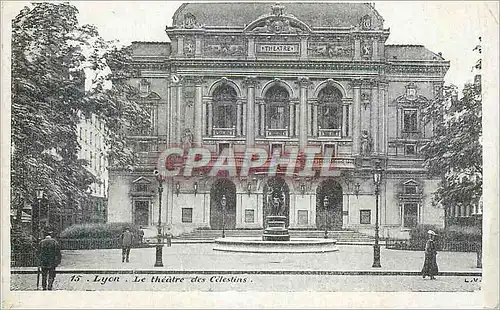 Cartes postales moderne Lyon le theatre des celestins