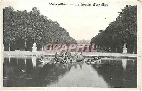Moderne Karte Versailles le bassin d'apollon