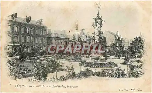 Ansichtskarte AK Fecamp distillerie de la benedictine le square (carte 1900)