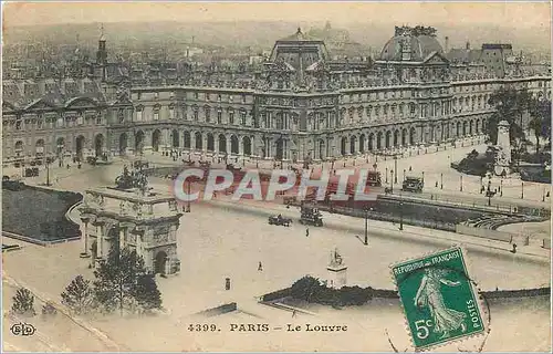 Cartes postales Paris le Louvre