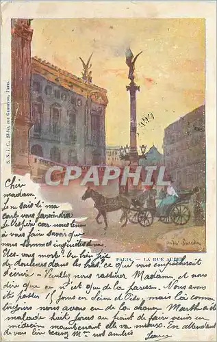 Cartes postales Paris la rue aubey