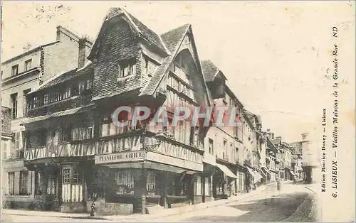 Cartes postales Lisieux vieilles maisons de la grande rue