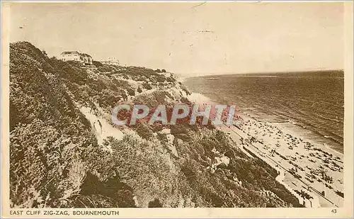 Cartes postales East cliff zig zag Bournemouth