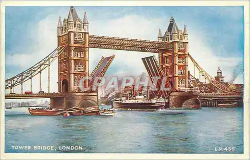 Cartes postales London tower bridge Bateau