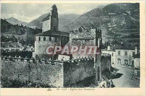 Cartes postales Luz eglise des templiers