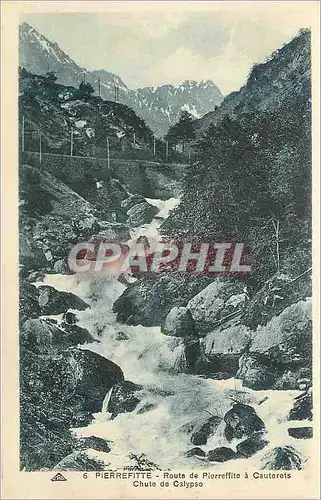 Cartes postales Pierrefitte route de pierreffite a cauterets chute de calypso