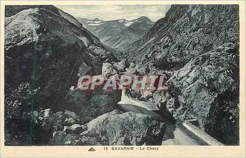 Cartes postales Gavarnie le chaos