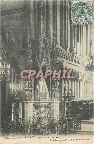 Cartes postales Delivrande vierge miraculeuse