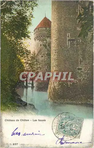 Cartes postales Chateau de Chillon les fosses