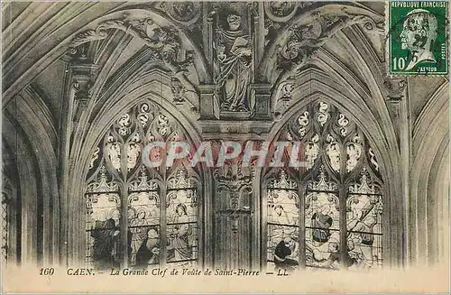 Cartes postales Caen la grande clef de voute de sainte pierre