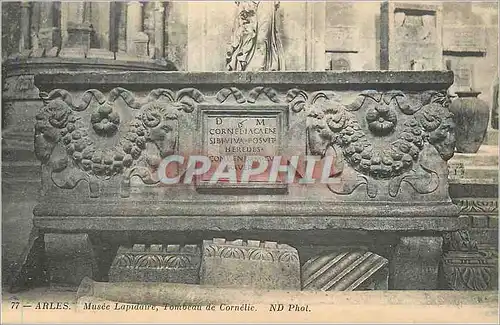 Cartes postales Arles musee lapidaire tombeau de cornelie