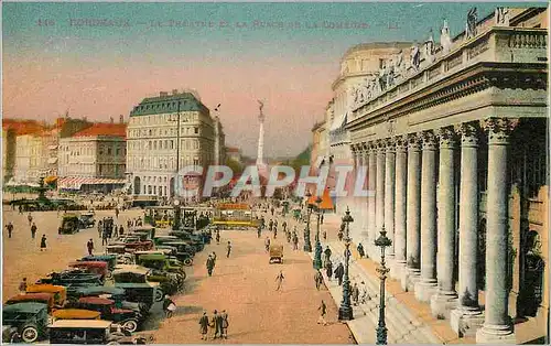 Cartes postales Bordeaux le theatre