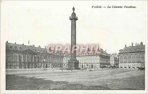 Cartes postales Paris la colonne vendome