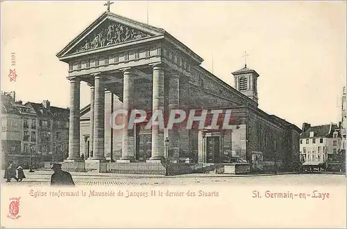 Ansichtskarte AK St Germain-en-Laye Eglise renfermant le Mausolee de Jacques II le dernier des Stuarts (carte 190