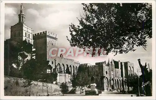 Moderne Karte Avignon (Vaucluse) Le Palais des Papes