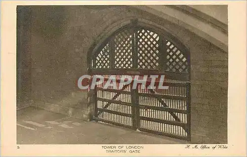 Ansichtskarte AK London Tower of London Traitors Gate