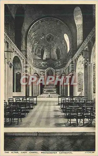 Ansichtskarte AK London The Altar Lady Chapel Westminster Cathedral
