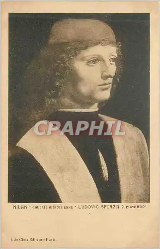 Cartes postales Milan Ludovic Sforza (Leoonardo)