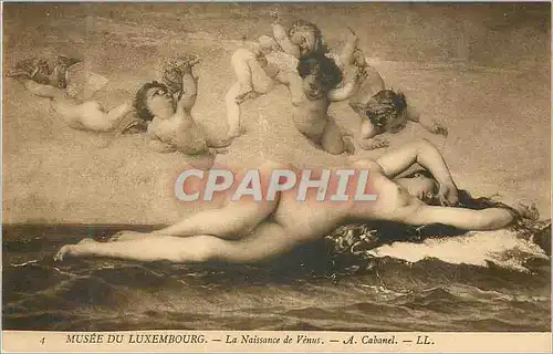 Cartes postales Musee du Luxembourg La Naissance de Venus