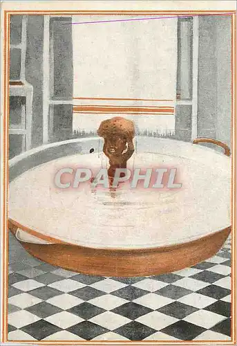 Cartes postales Enfant noir dans l'eau