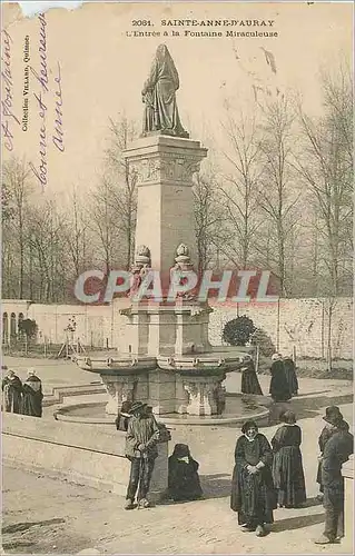 Cartes postales Sainte-Anne-d'Auray L'Entree a la Fountaine Miraculeuse