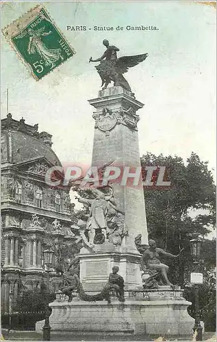 Ansichtskarte AK Paris Statue de Gambetta