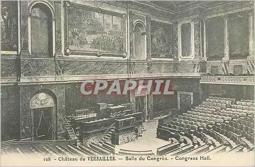 Cartes postales Chateau de Versailles Salle du Congres