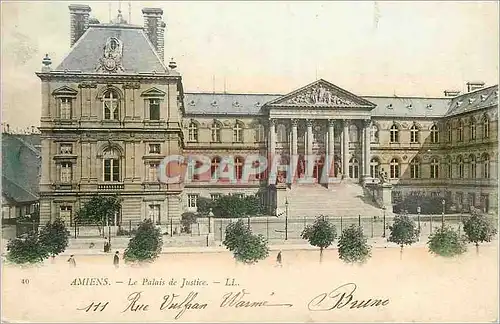 Cartes postales Amiens Le Palais de Justice