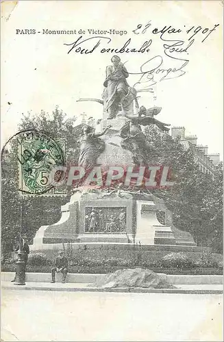 Ansichtskarte AK Paris Monument de Victor-Hugo