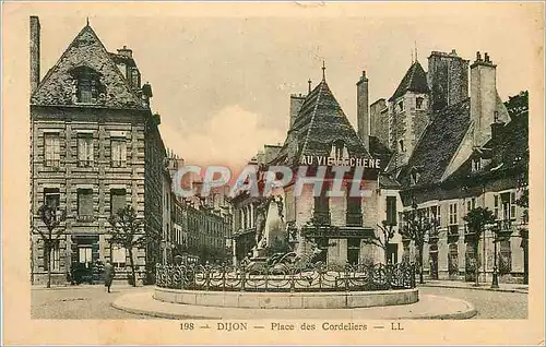 Ansichtskarte AK Dijon Place des Cordeliers Au Vieux Chene