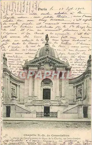 Ansichtskarte AK Chapelle N D de Consolation Paris (carte 1900)