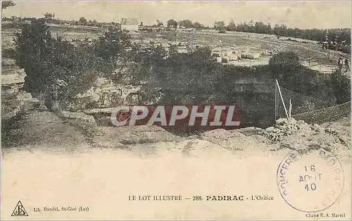 Cartes postales Le Lot Illustre Padirac L'Orifice