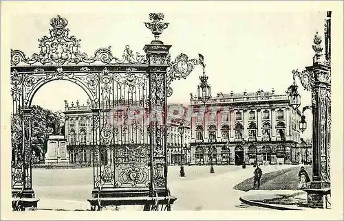 Cartes postales moderne Nancy Place Stanisias Le Theatre et le Grand Hotel