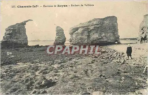 Cartes postales Charente Inf Environs de Royan Rocher de Vallieres