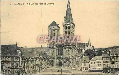 Ansichtskarte AK Lisieux La Cathedrale St Pierre