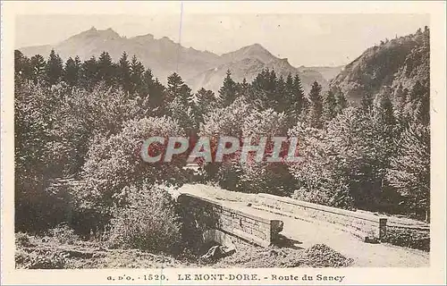 Ansichtskarte AK L'Auvergne Le Mont-Dore Route du Sancy