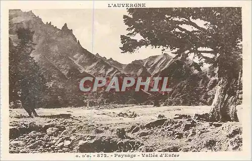 Cartes postales L'Auvergne Paysage Vallee d'Enfer