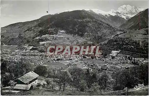 Moderne Karte Les Belles Alpes Francaises Allevard-les-Bains (Isere) Vue generale et le Collet Au fond le gran