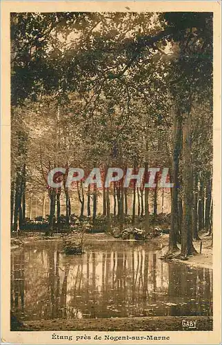 Cartes postales Etang pres de Nogent-sur-Marne