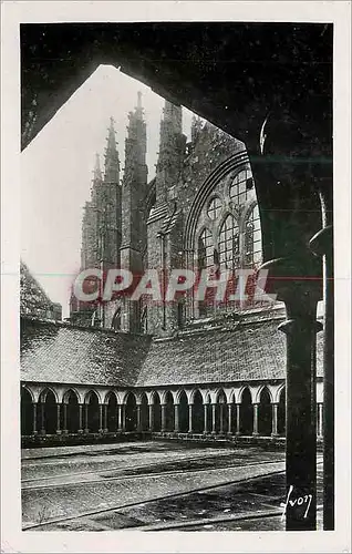 Moderne Karte Le Mont Saint Michel (Manche) L'Abbaye Le Cloitre