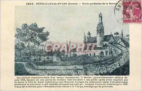 Cartes postales Notre Dame-de-Myans (Savoie) Marie gardienne de la Savoie