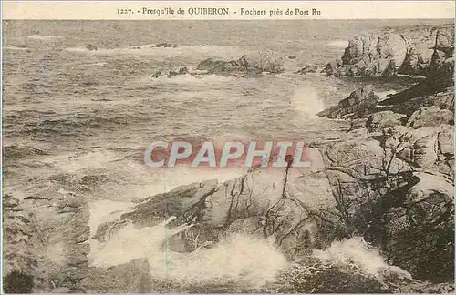 Cartes postales Presqu'ile de Quiberon Rochers pres de Port Ra