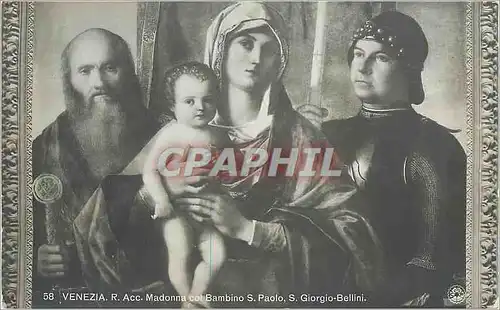Cartes postales Venezia Madonna col Bambino S Paolo
