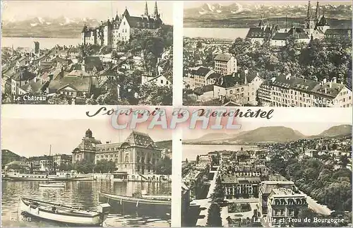 Cartes postales moderne Souvenir de Neuchatel