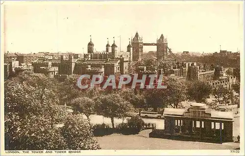 Cartes postales moderne London The Tower and Tower Bridge