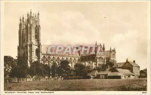 Moderne Karte Beverley Minster from the South-West