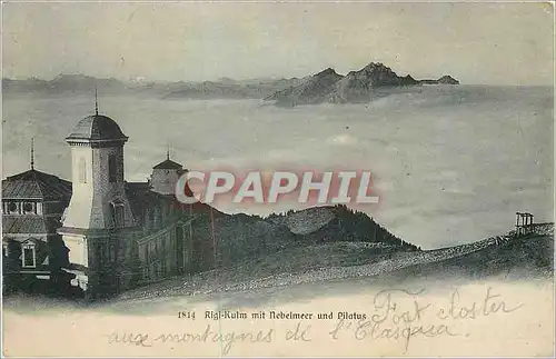 Cartes postales moderne Rigi-Kulm mit Neblemeer und Pilatus